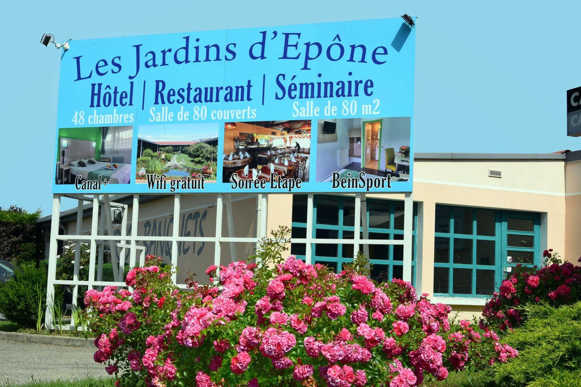 Hotel Restaurant Les Jardins D'Epone Luaran gambar